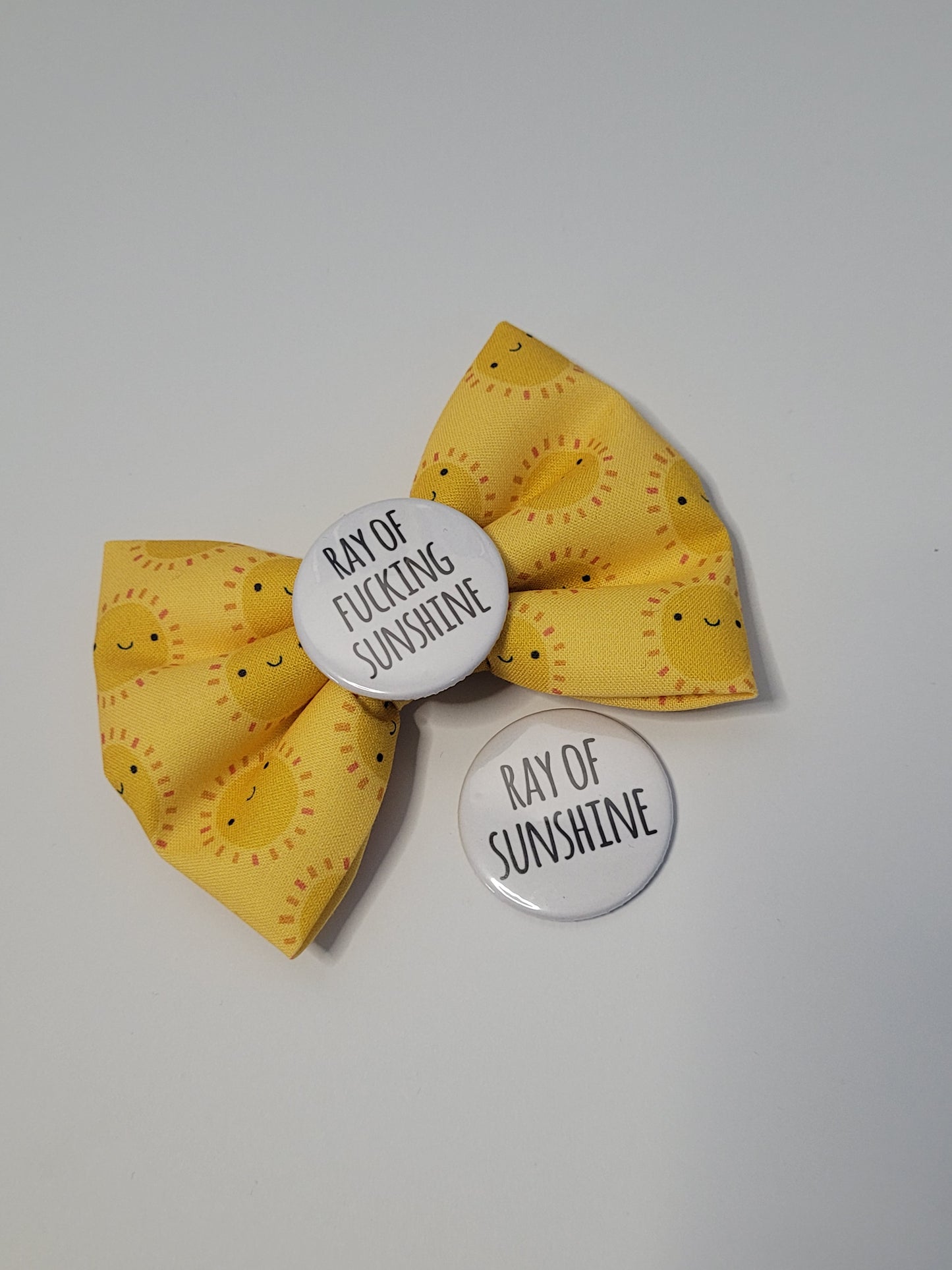 Ray of sunshine slogan bowtie