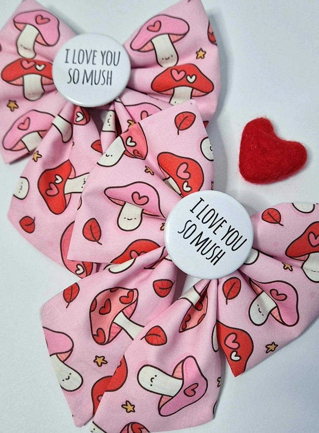 I love you so mush slogan sailor bow