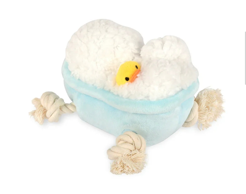 Rub a dub tub rope toy