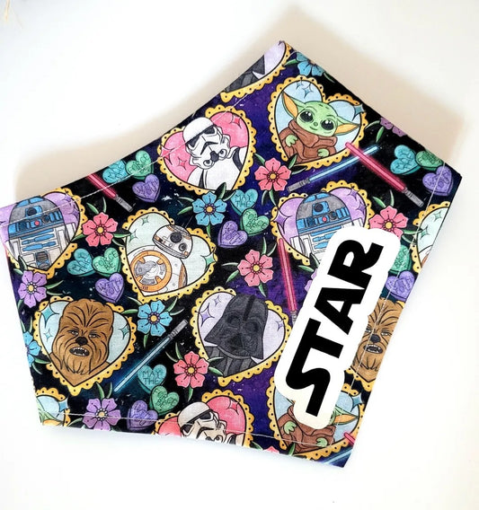 Tattoo star wars bandana (option to add name)