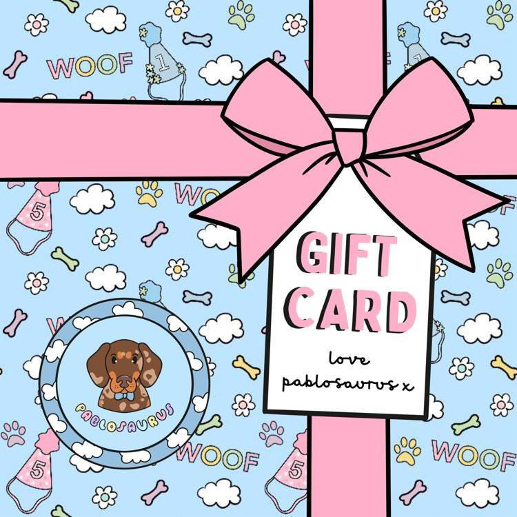 Pablosaurus Gift Card