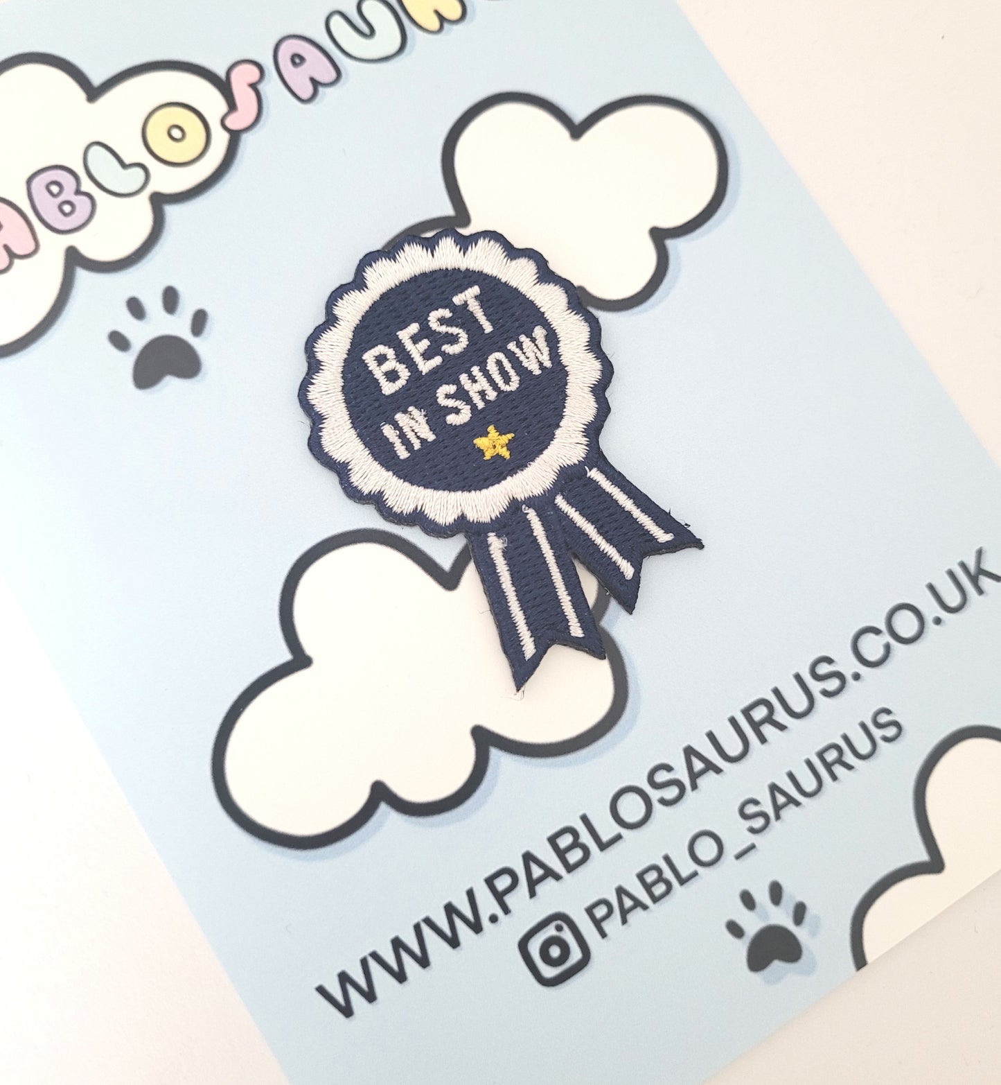 Best in show iron on patch