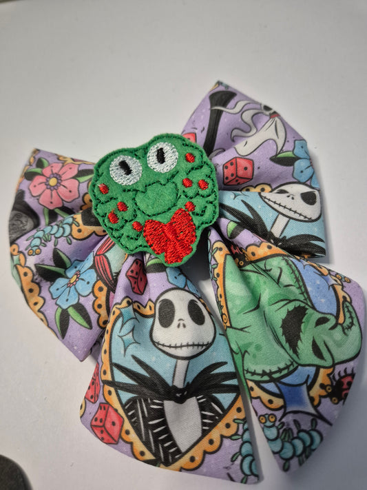 Nbc embroidered sailor bow