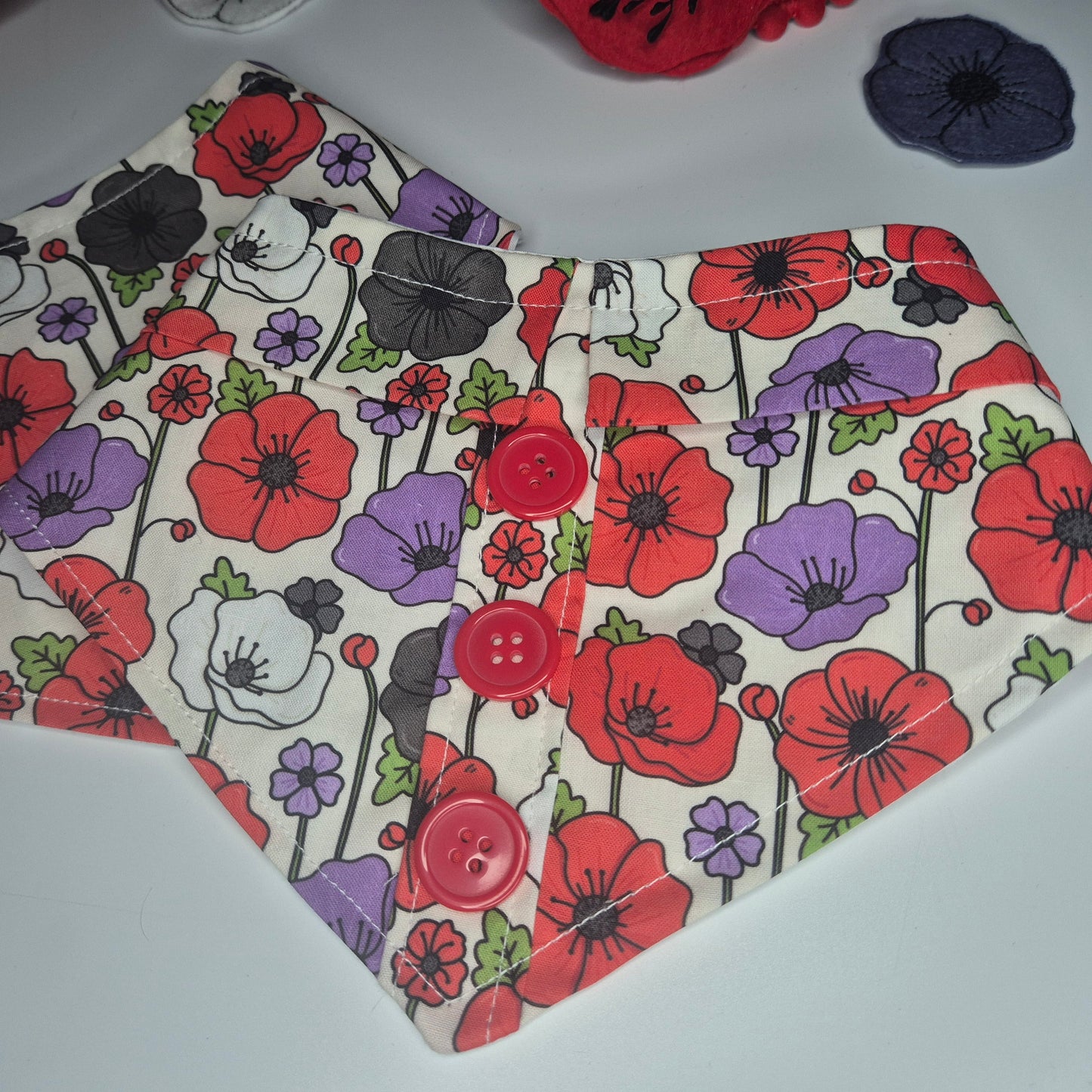 Poppy t shirt bandana