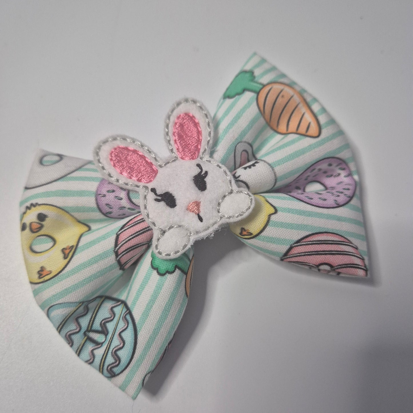 Peekaboo bunny bowtie