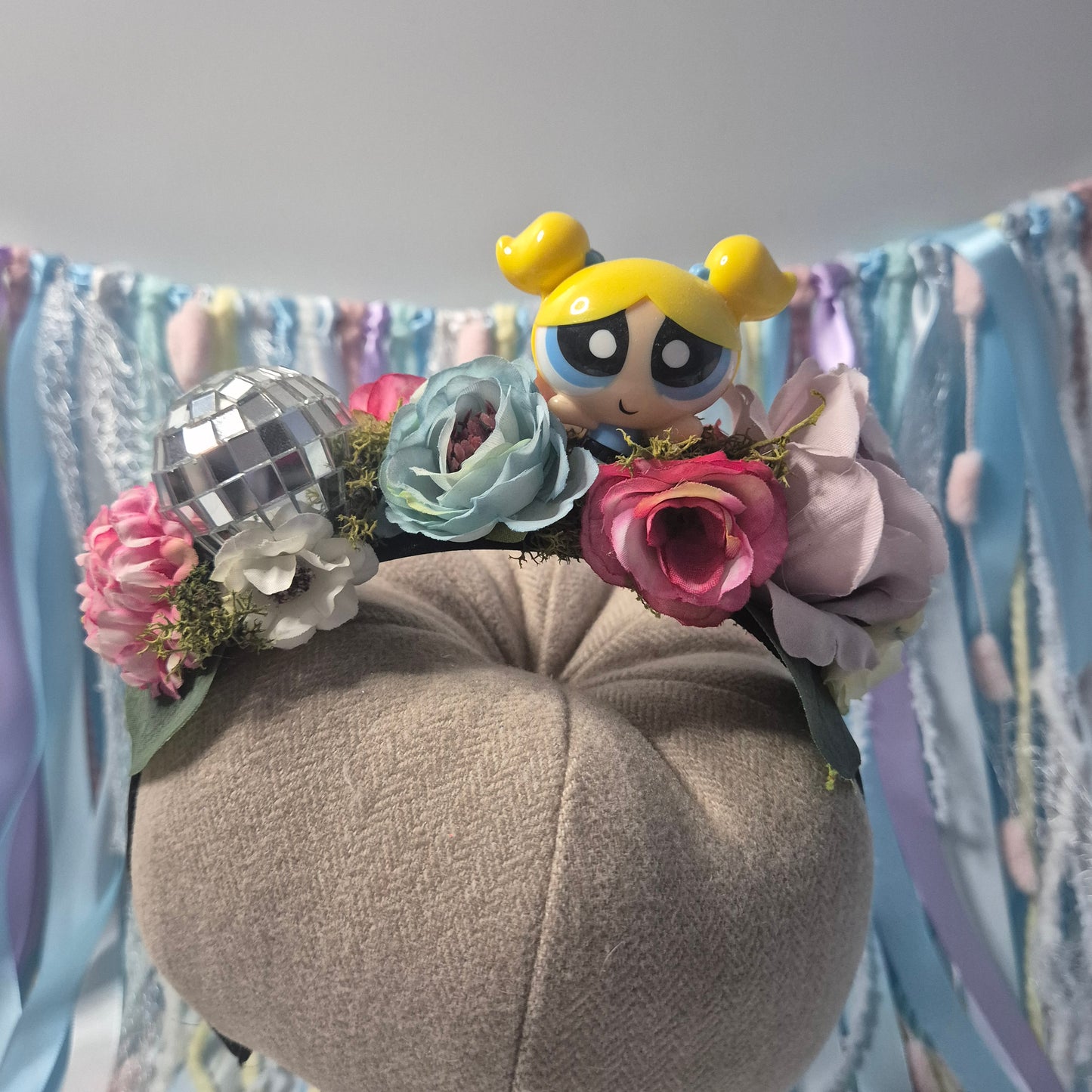 Power puff human festival headband