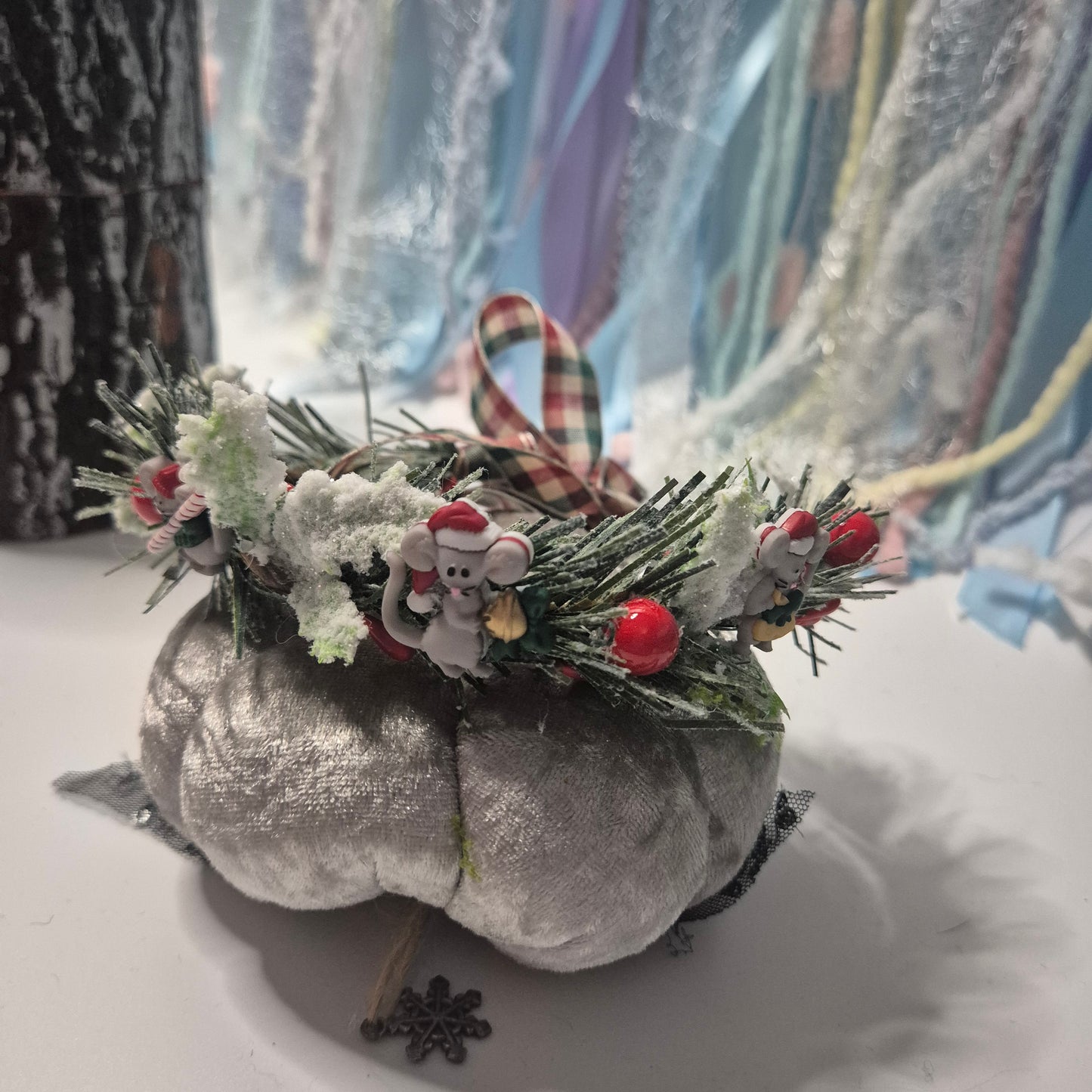 Mice Xmas flower crown
