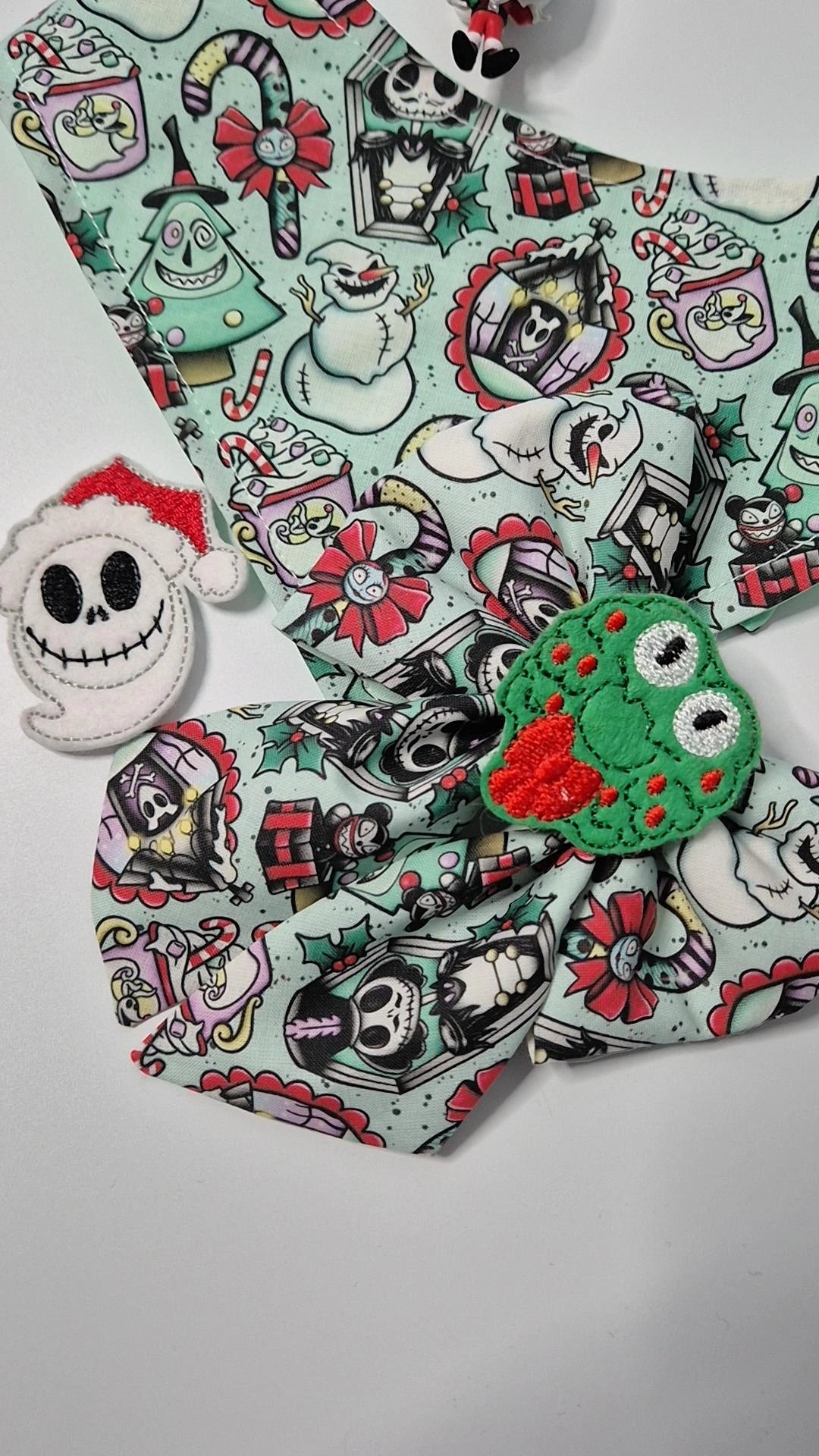 Nbc embroidered sailor bow