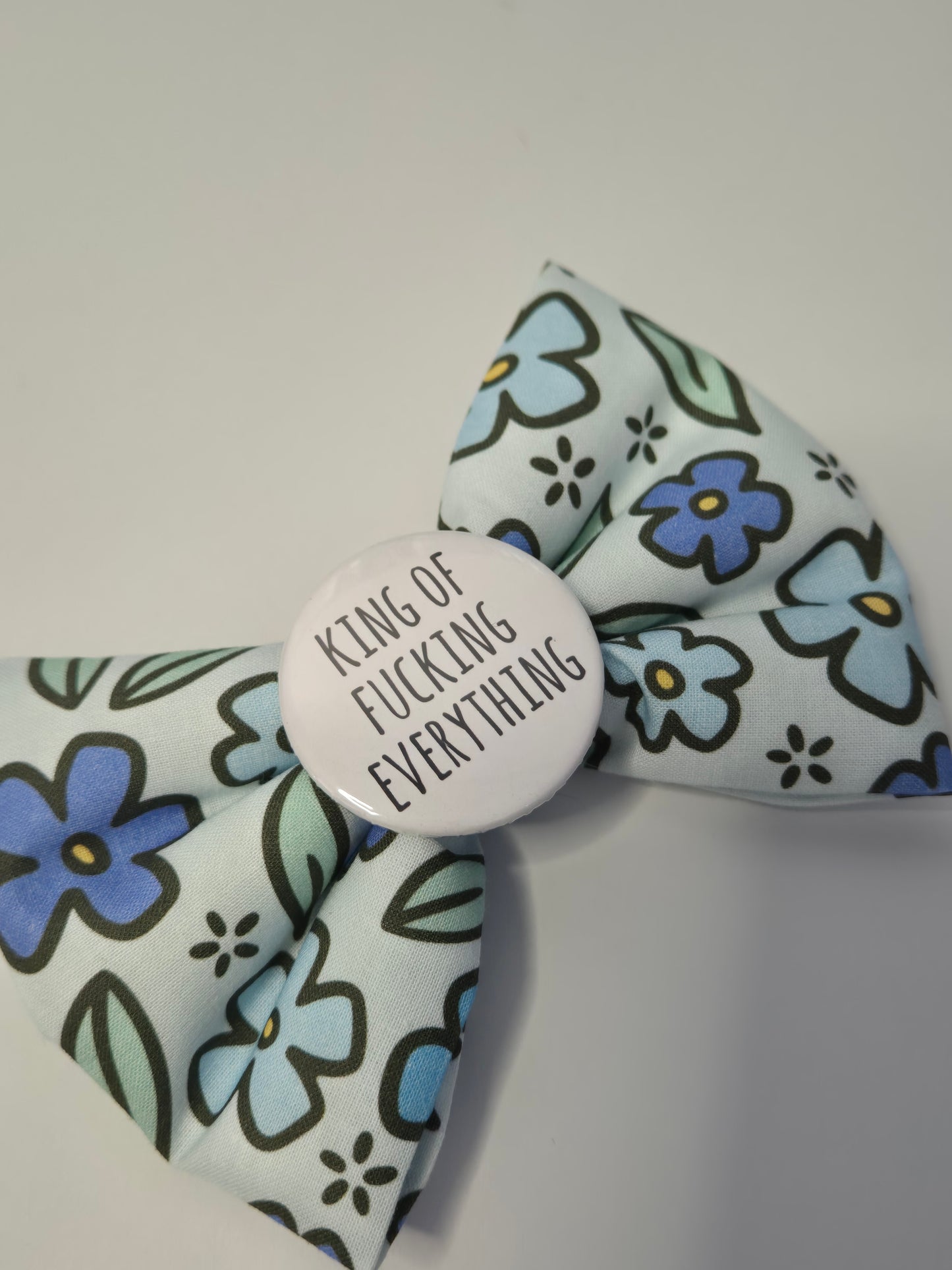 King of f everything slogan bowtie