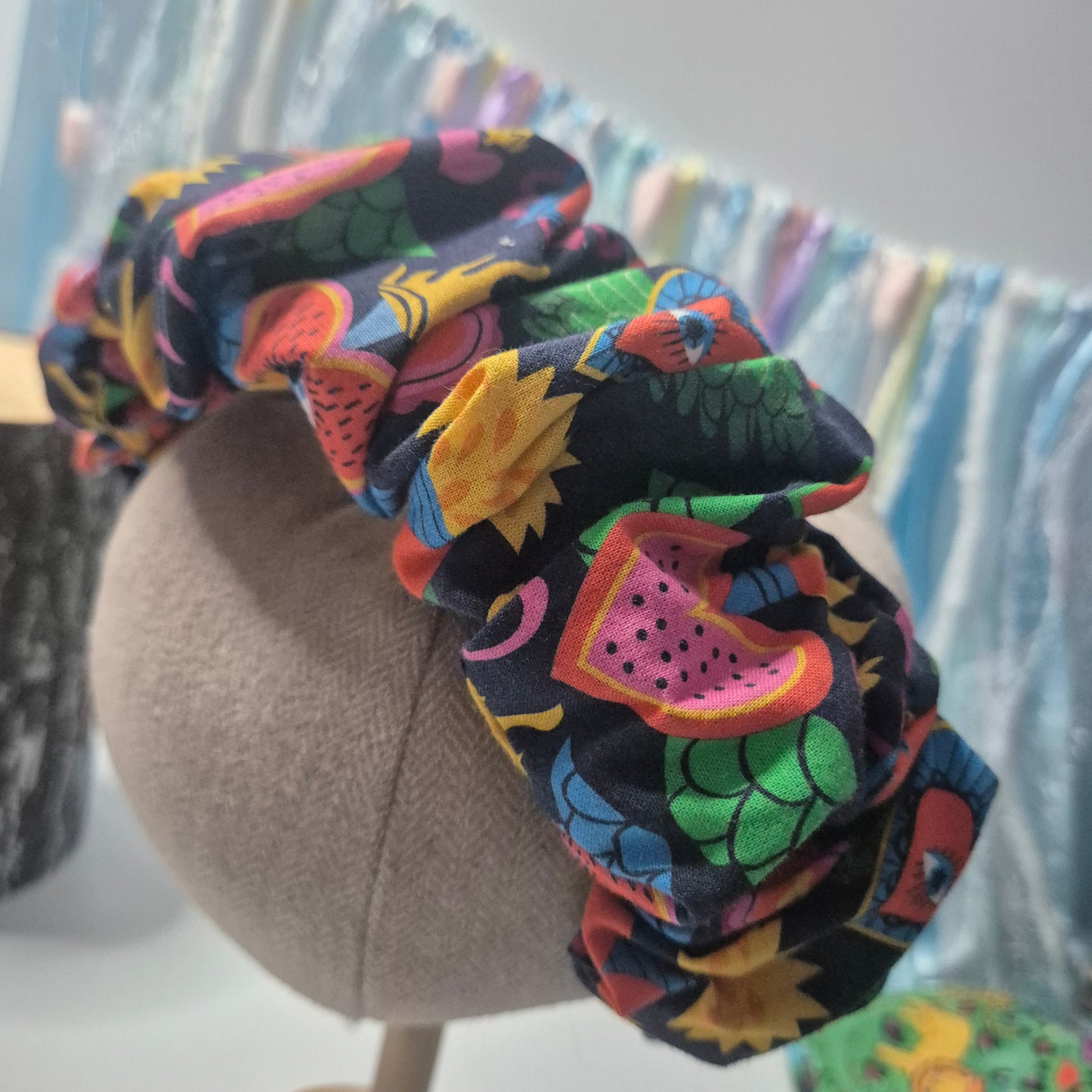 Love eye scrunchie headband