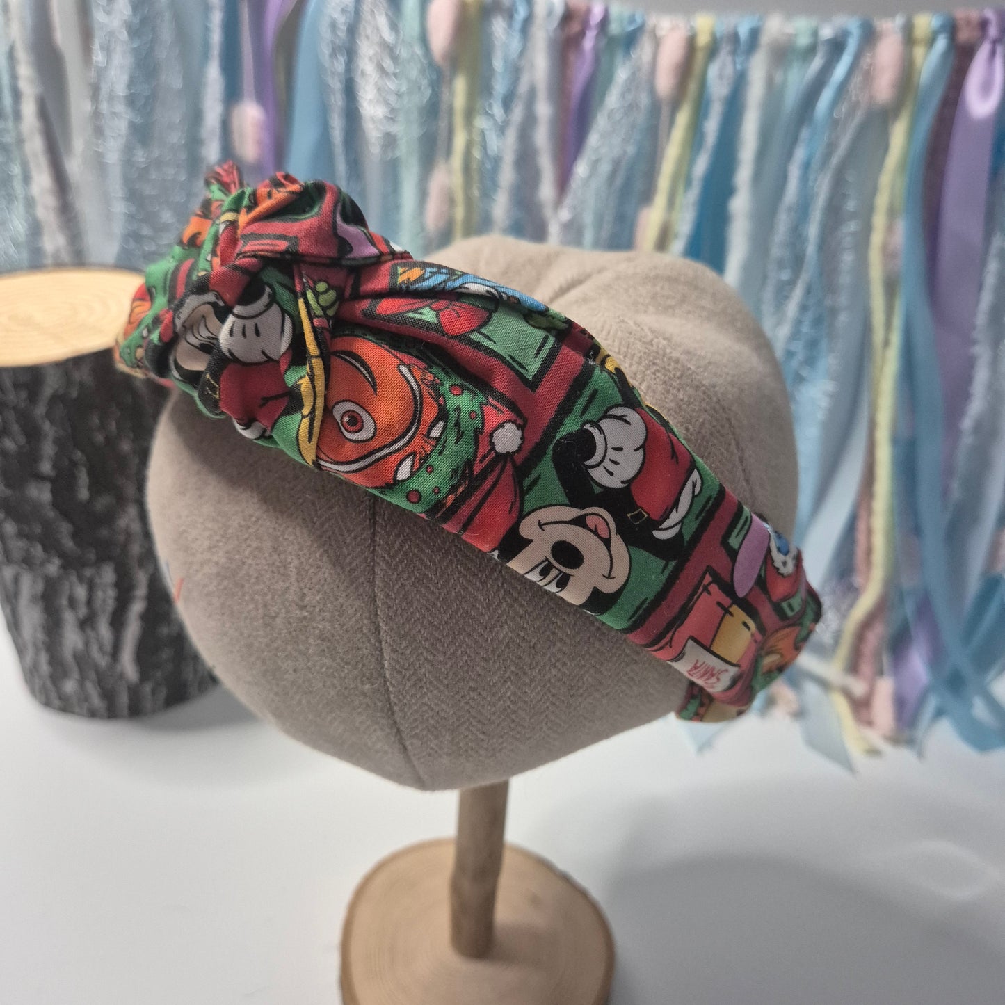 Xmas mouse friends top not headband