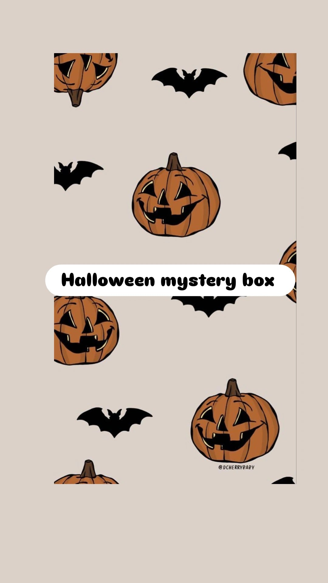 Halloween mystery box