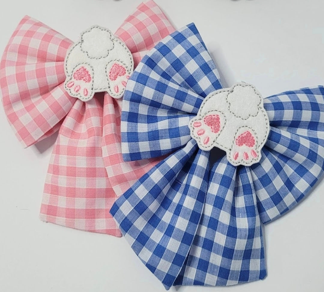 Bunny bums embroidered sailor bow