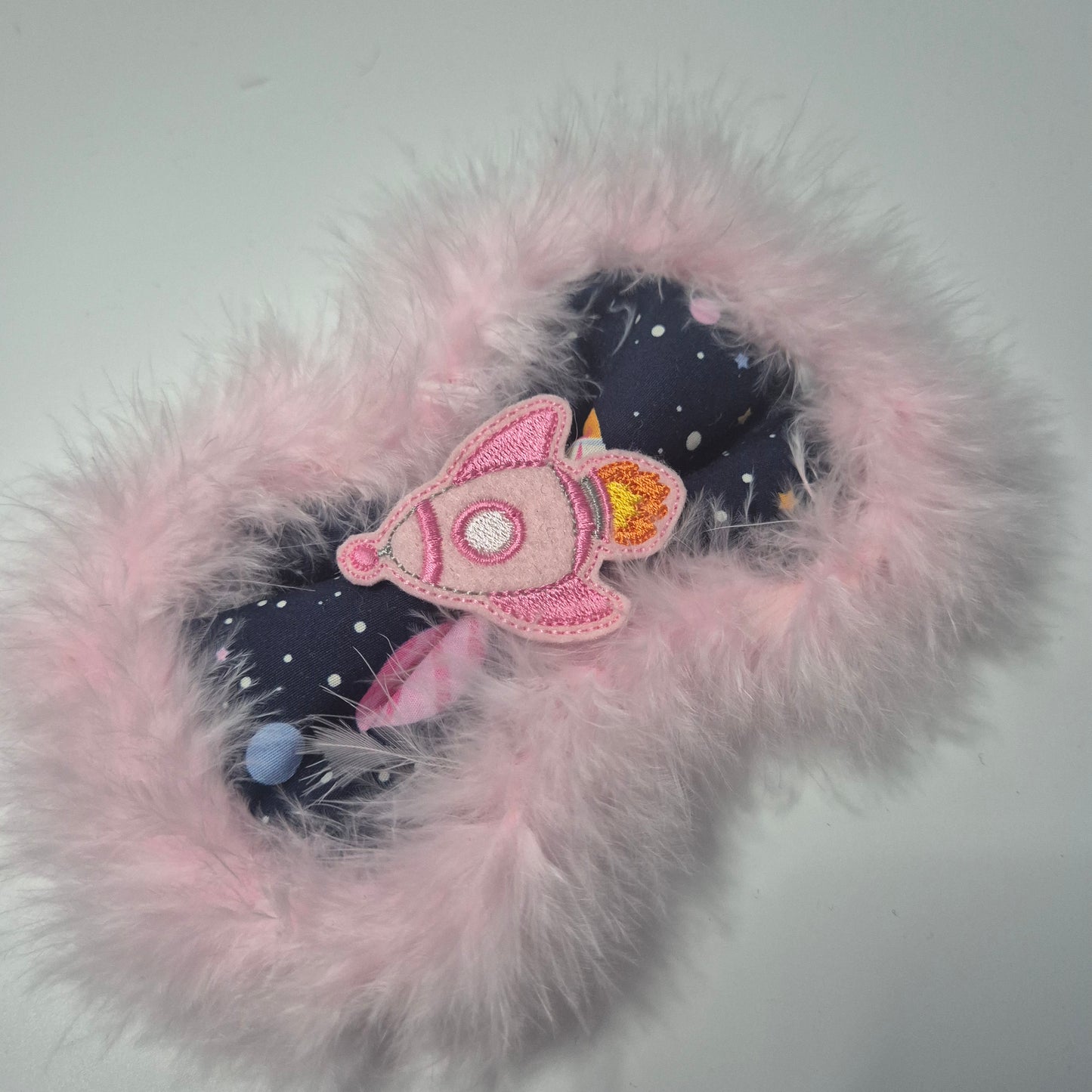 Fluffy rocket bowtie
