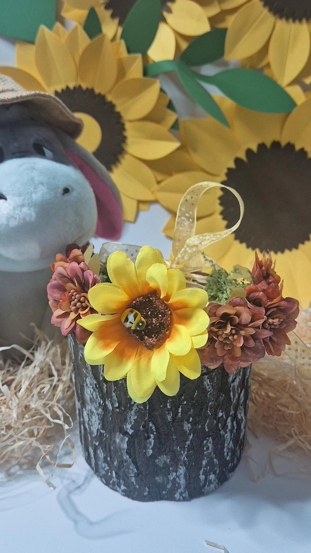 Rustic Sunflower adjustable flower crown *one available