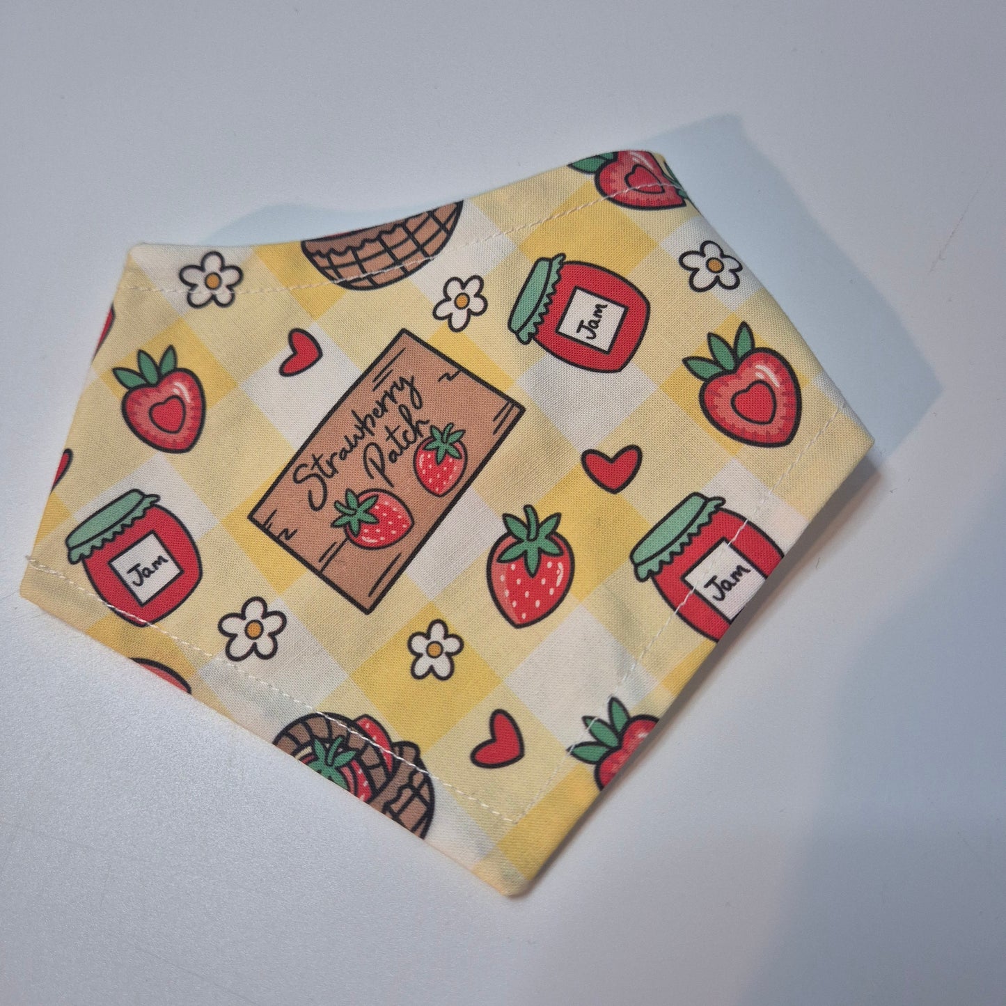Xs strawberry bandana