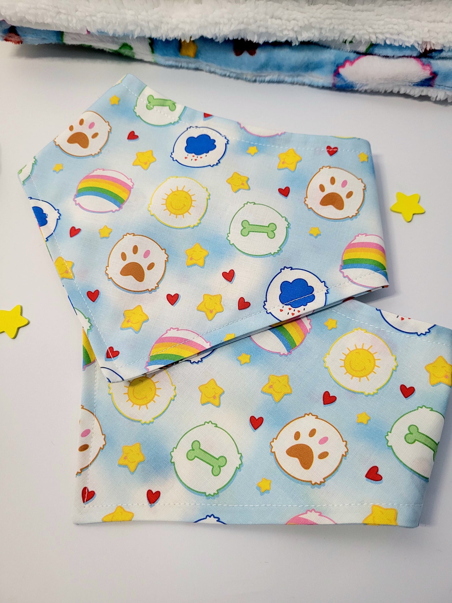 Rainbow bear bandana