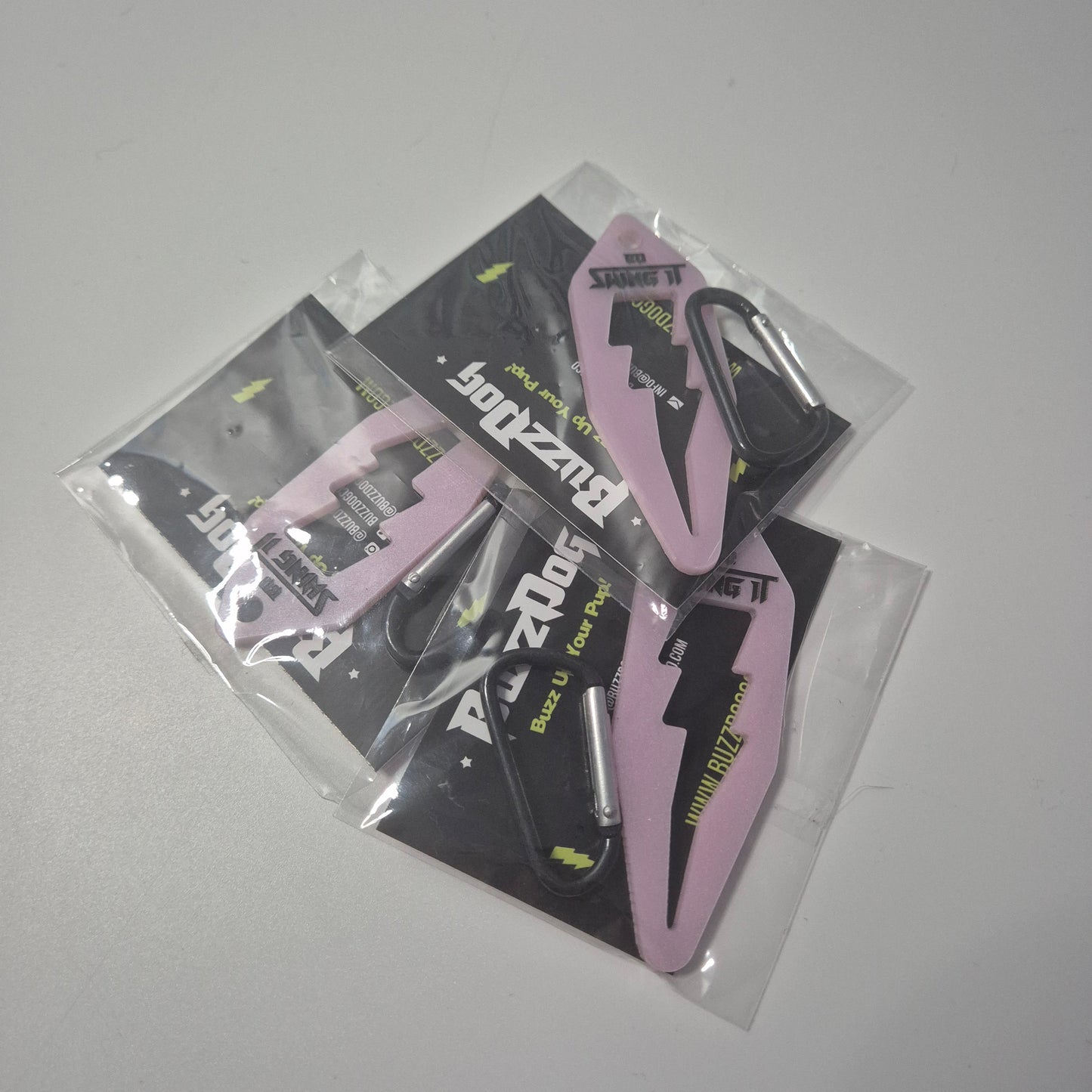 Poo bag holder light purple/pink