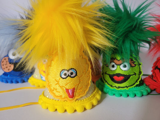 Yellow bird party hat