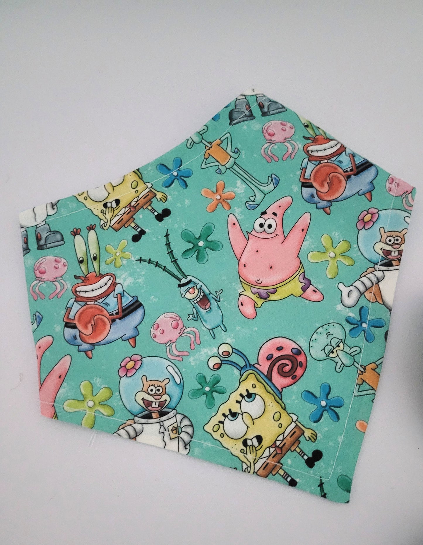 Who lives in a pineapple bandana