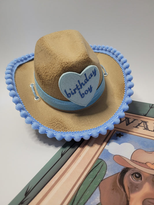 Birthday boy cowboy hat