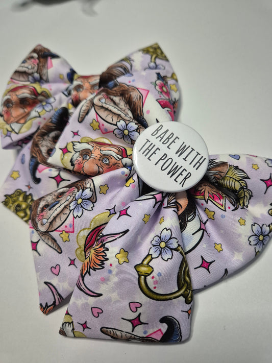 Babe with the power slogan sailor bow
