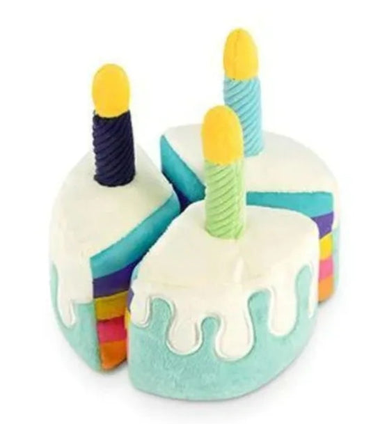 Birthday cake plush toy