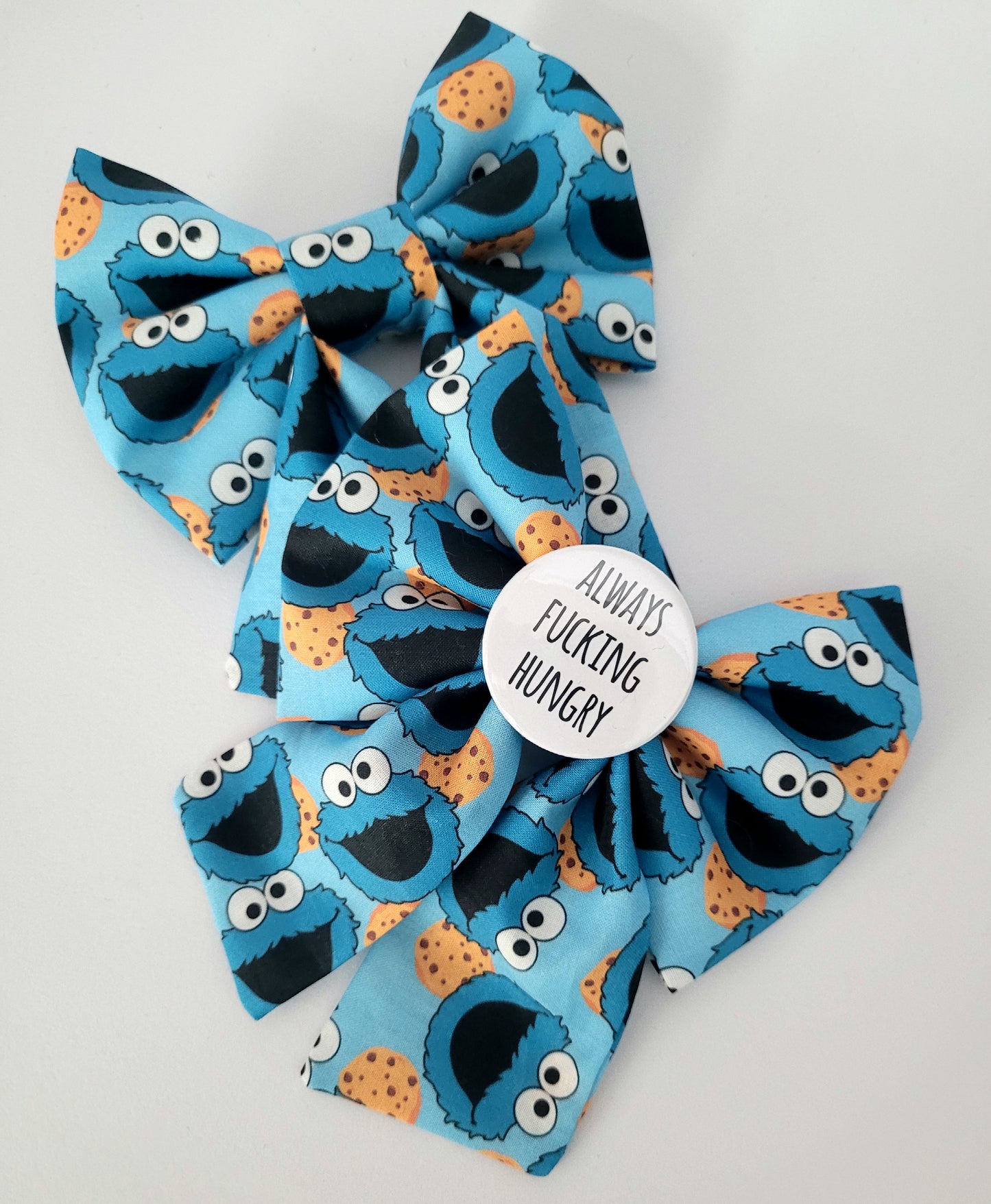 Always f hungry slogan sailor bow
