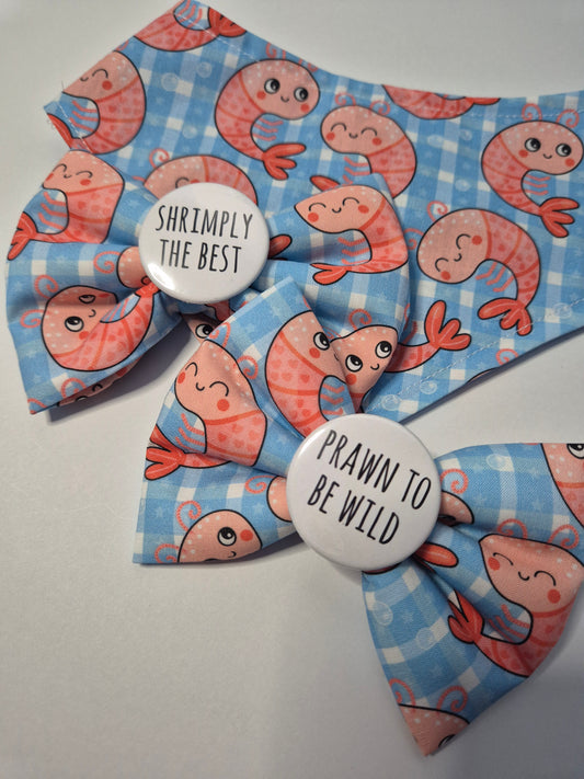 Shrimp slogan bowtie