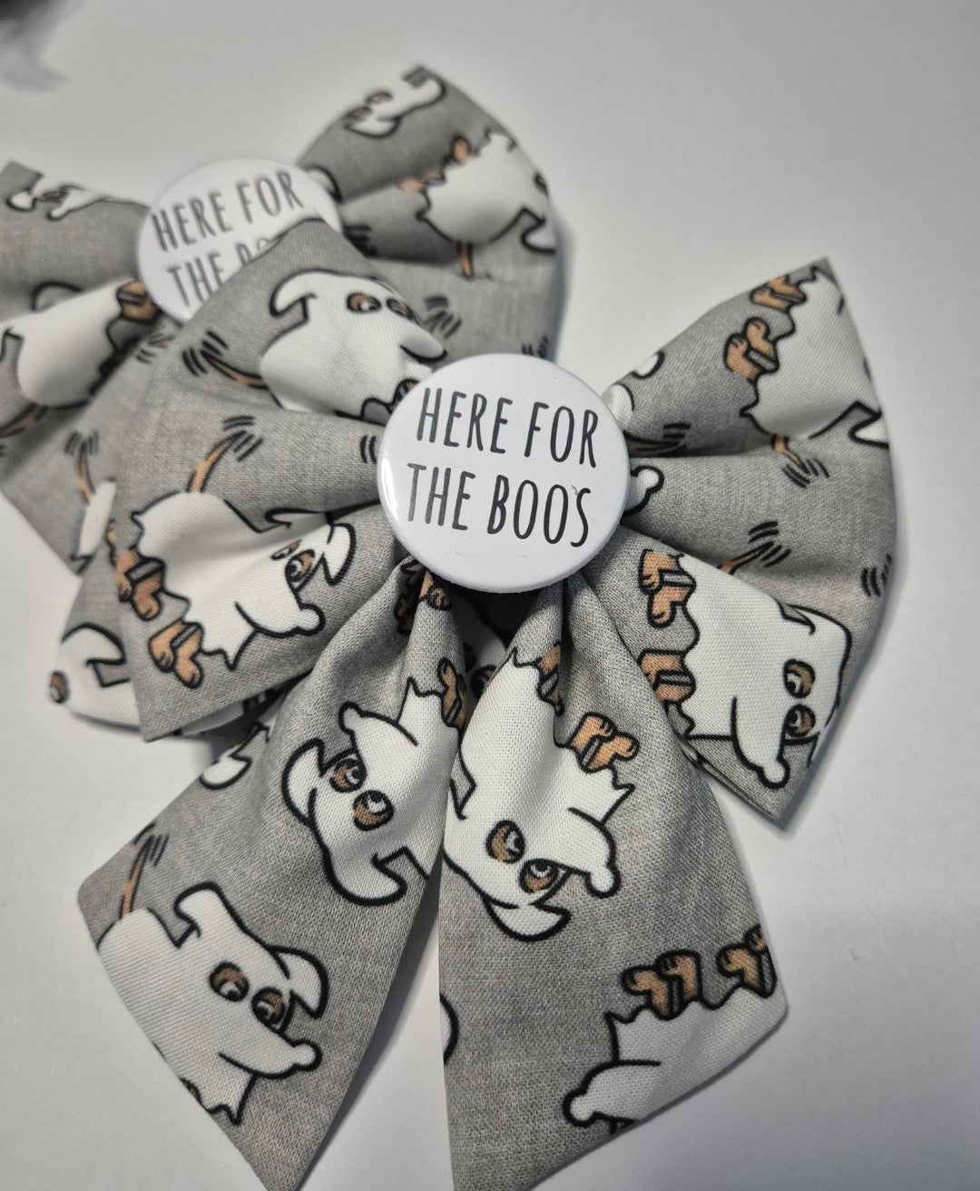Here for the boos slogan sailor bow