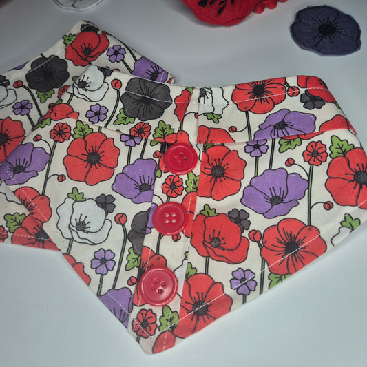 Poppy t shirt bandana