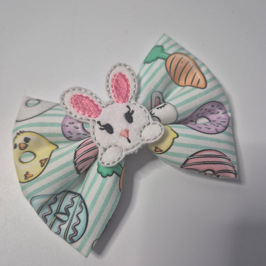Peekaboo bunny bowtie