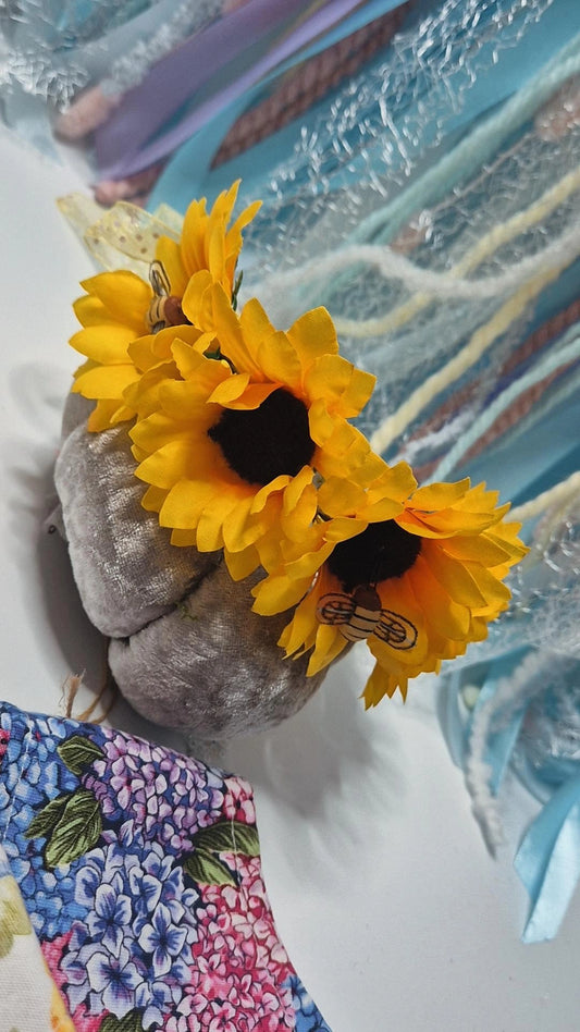 Sunflower adjustable flower crown can be used as collar one available