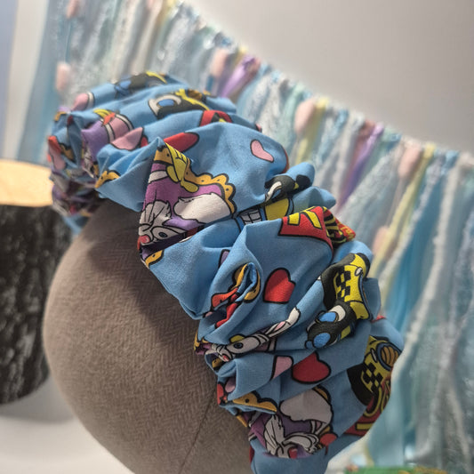 Rabbit Roger scrunchie headband