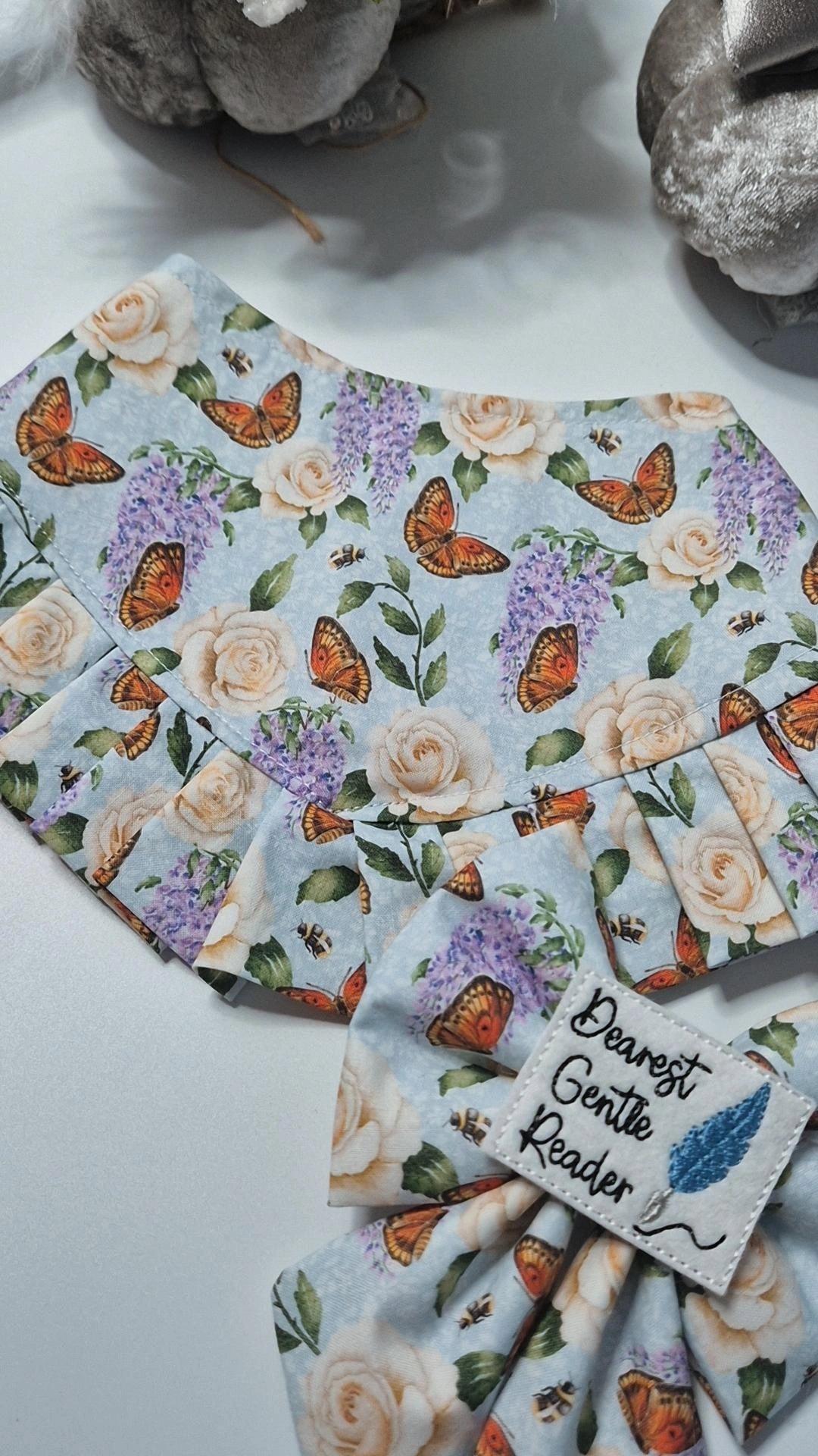Dearest gentle reader ruffle bandana