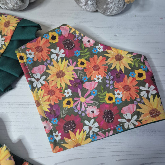 Autumn blooms bandana