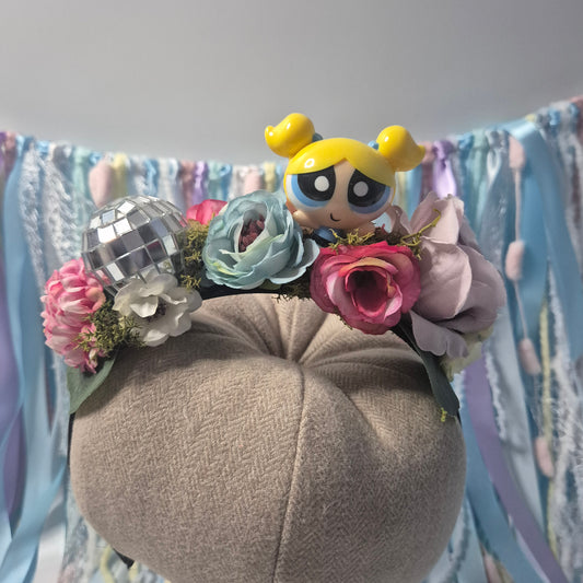 Power puff human festival headband