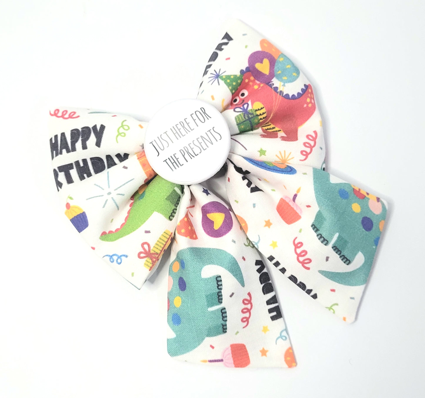 Just here for the presents slogan sailor bow