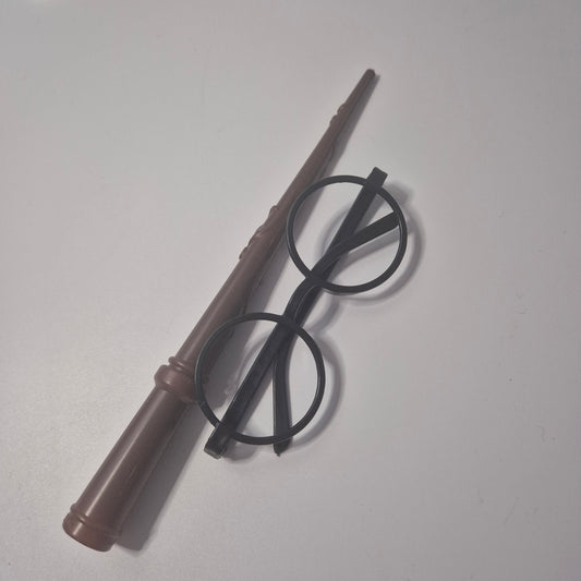 Hp glasses and wand