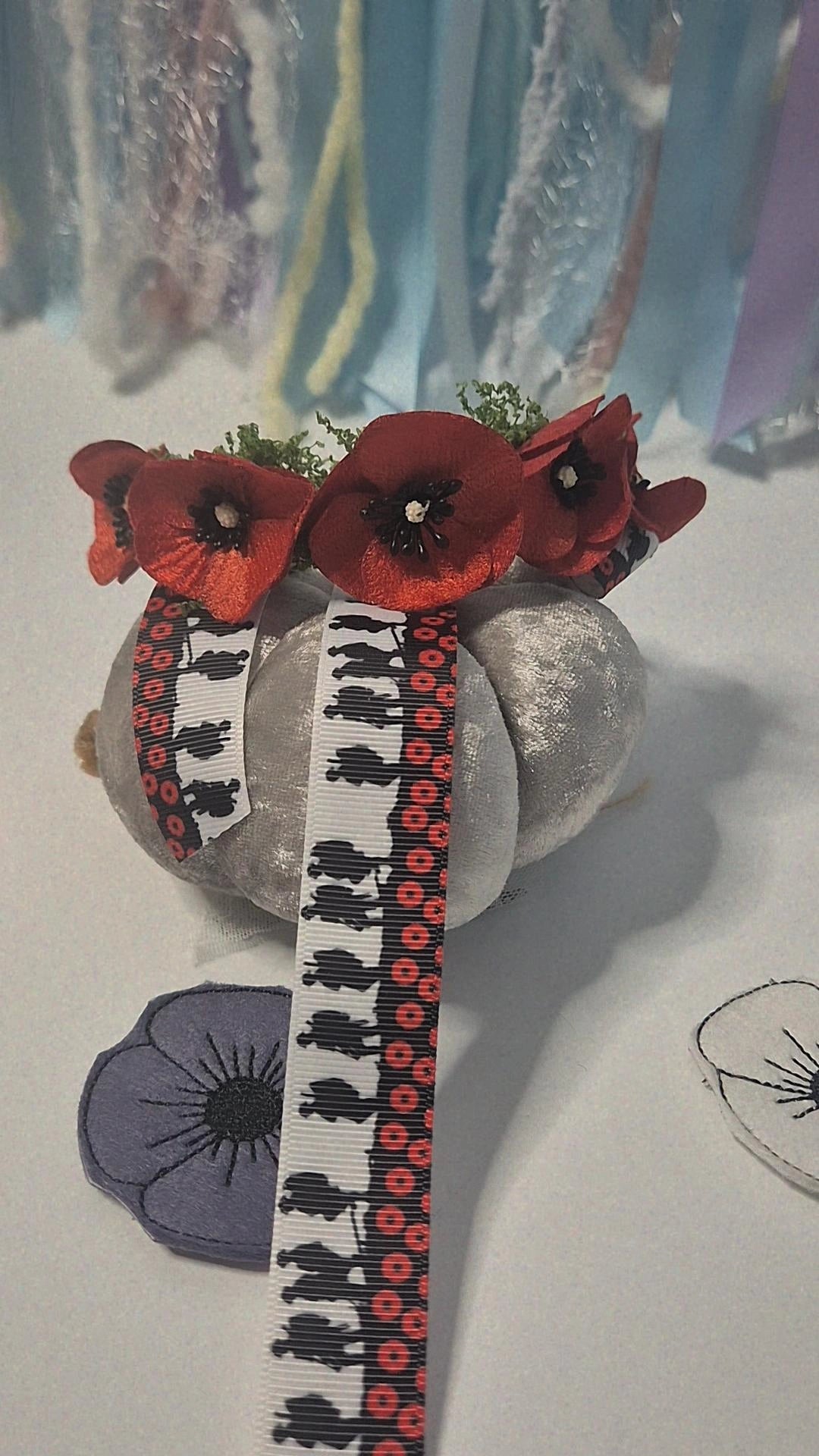 Poppy delicate adjustable flower crown