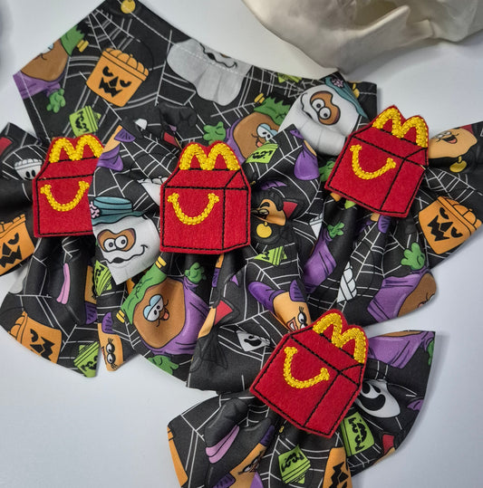 Spooky mcnuggets embroidered sailor bow (bowtie option)