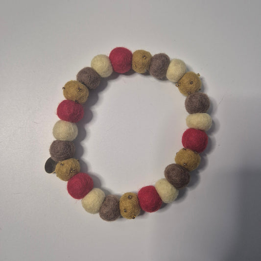 12" reindeer pom collar