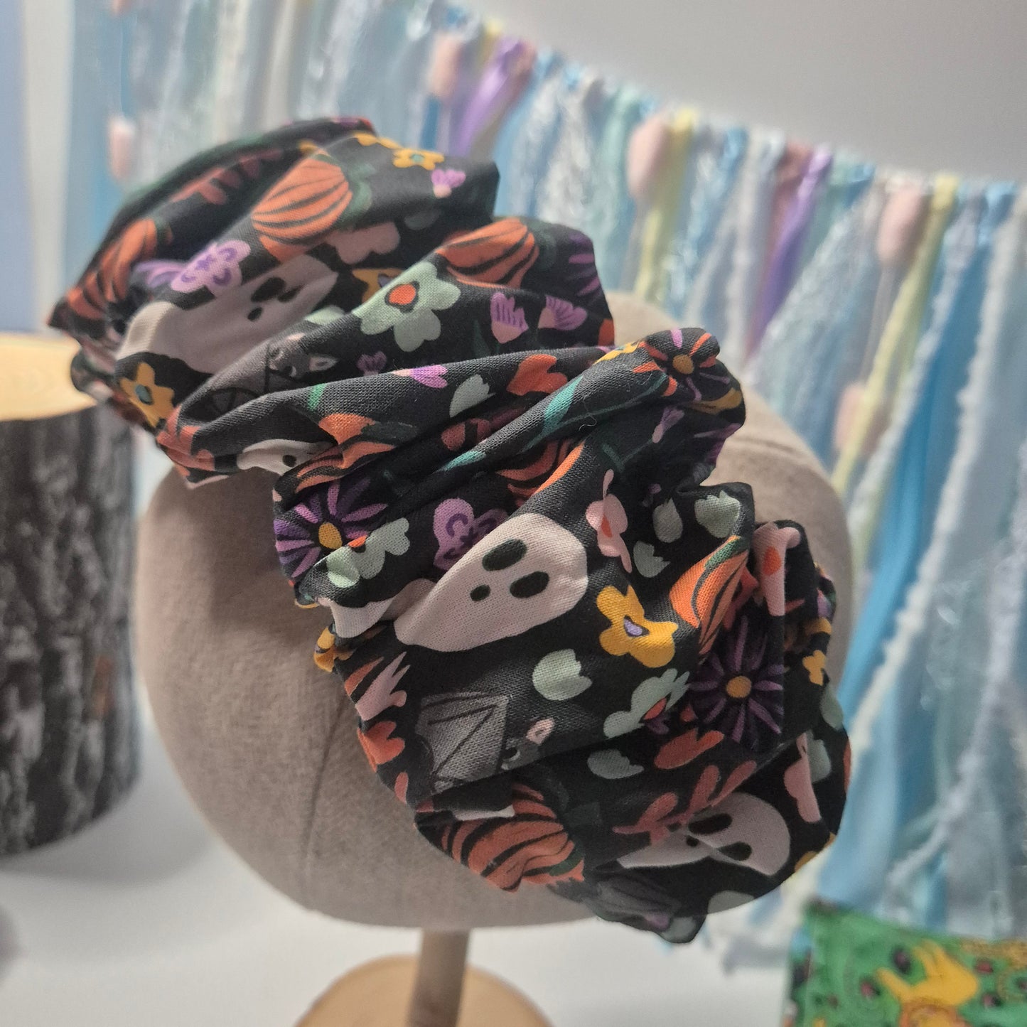 Ghost scrunchie headband