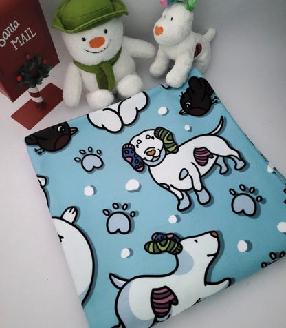 Snow dogs 150x150 fleece blanket x3 available