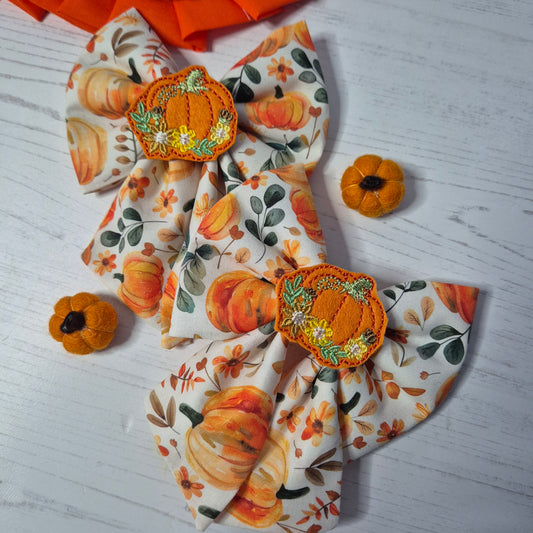 Pumpkin patch Sailor bow