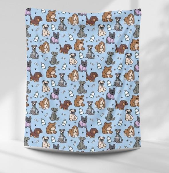 Jellydog 150x150 fleece blanket
