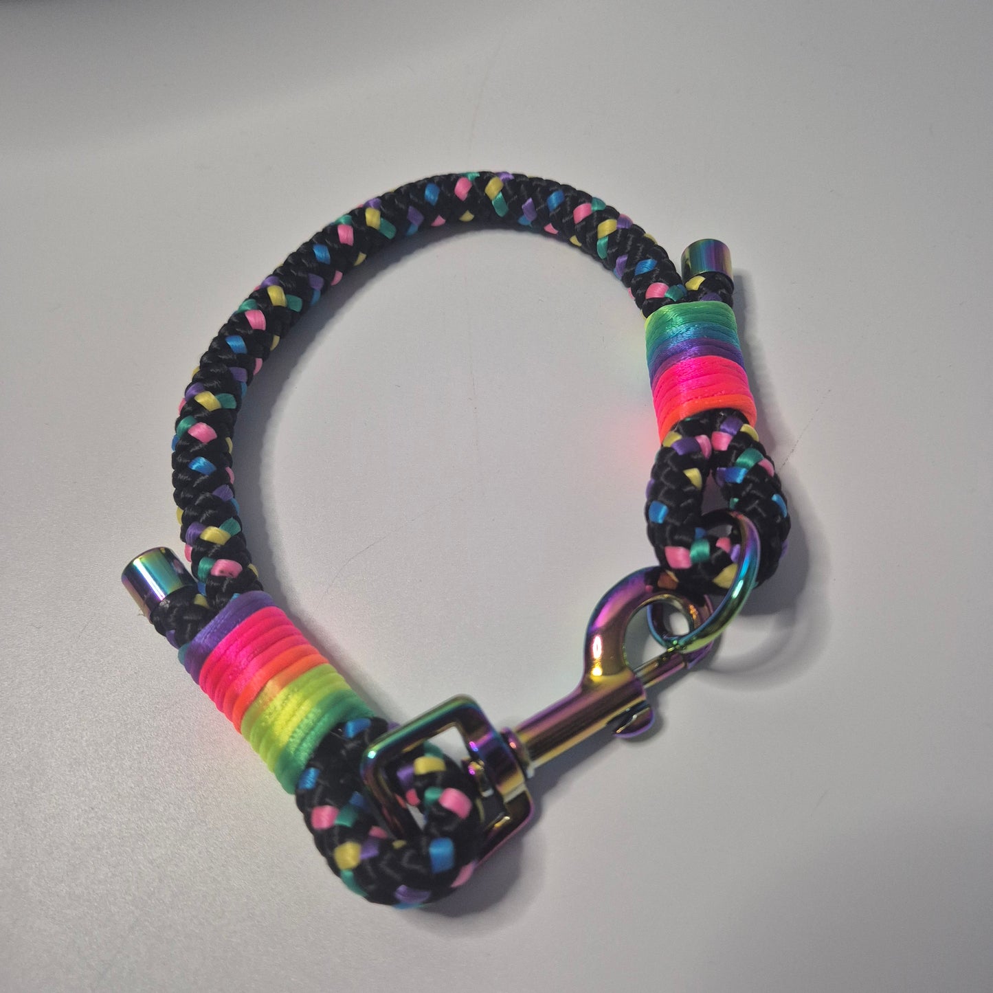 Rainbow collar 12" brand new