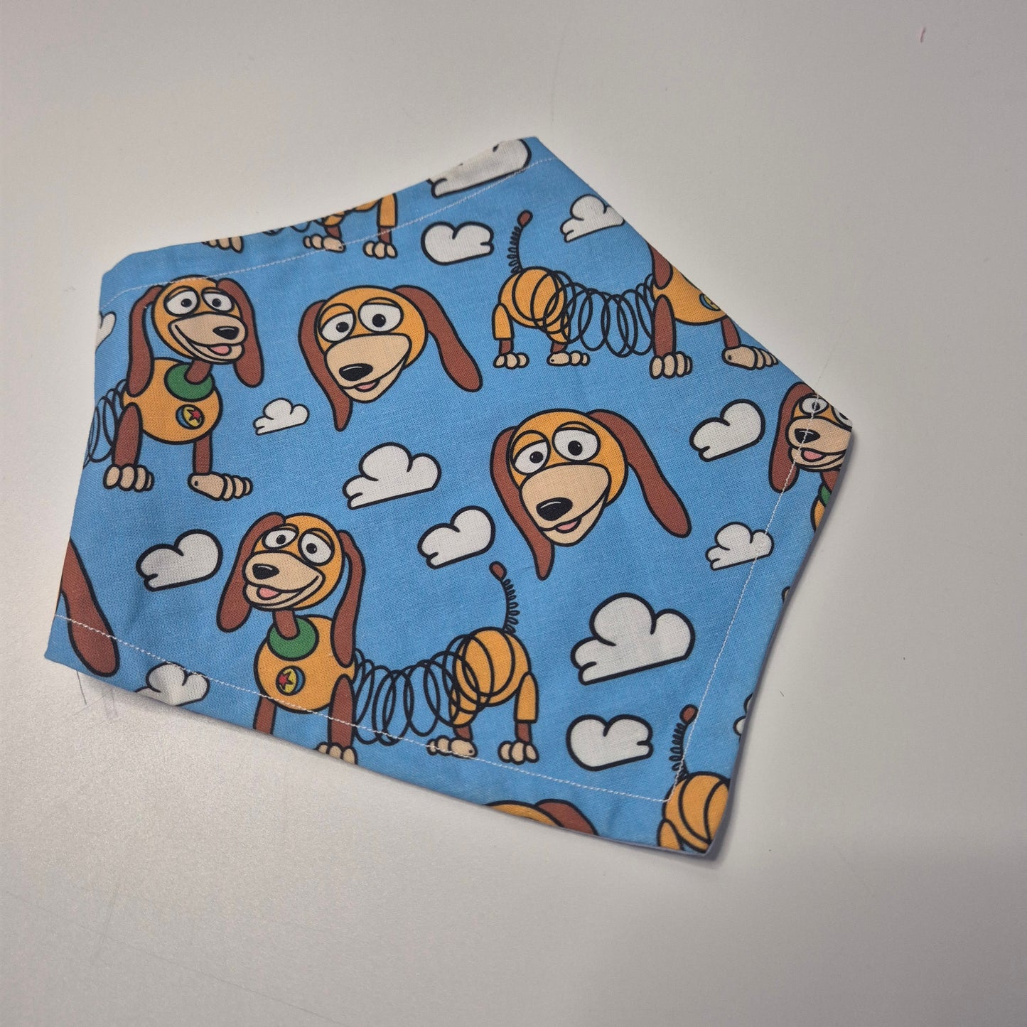 Small plain spring dog bandanas