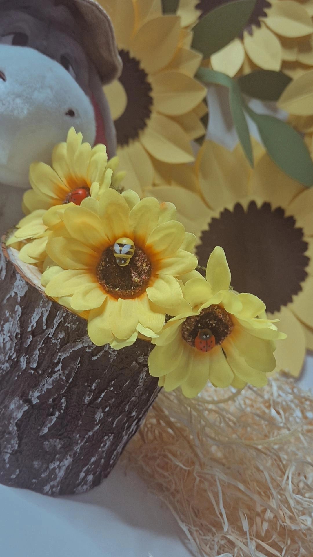 Sunflower adjustable flower crown *one ready made
