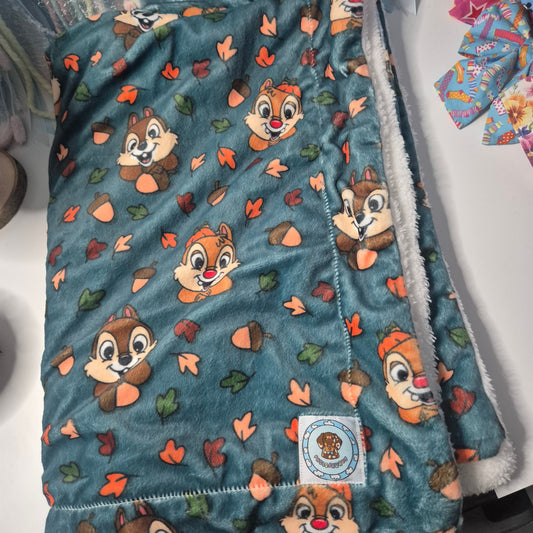 Chipmunks blanket
